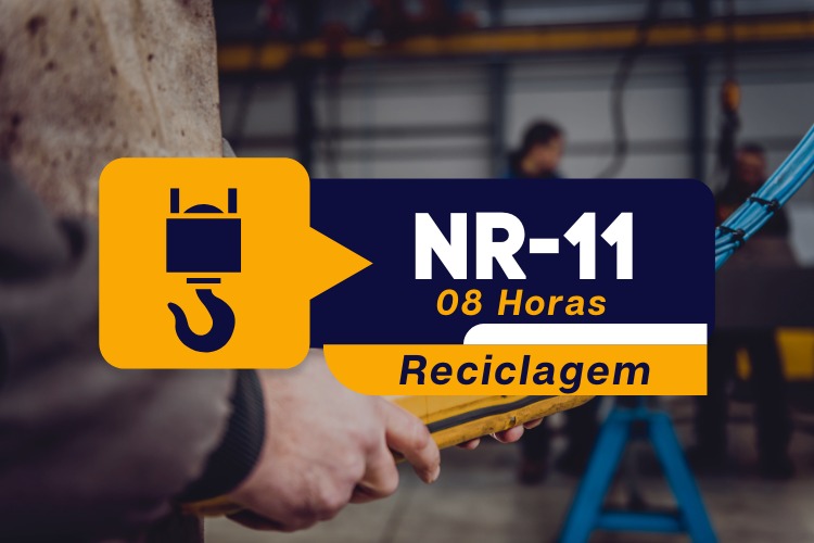 NR 11 – Operação de Ponte Rolante e Talha Elétrica – Teórico Reciclagem – 08 horas